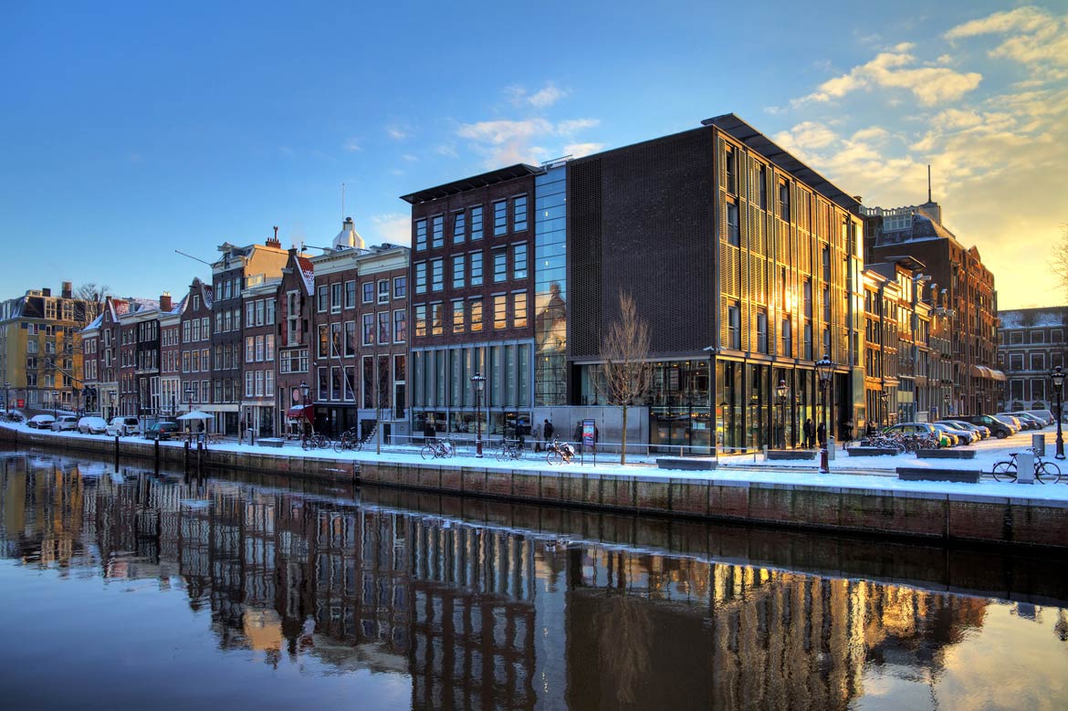 Das Anne-Frank-Haus ist in zwei Abschnitte aufgeteilt