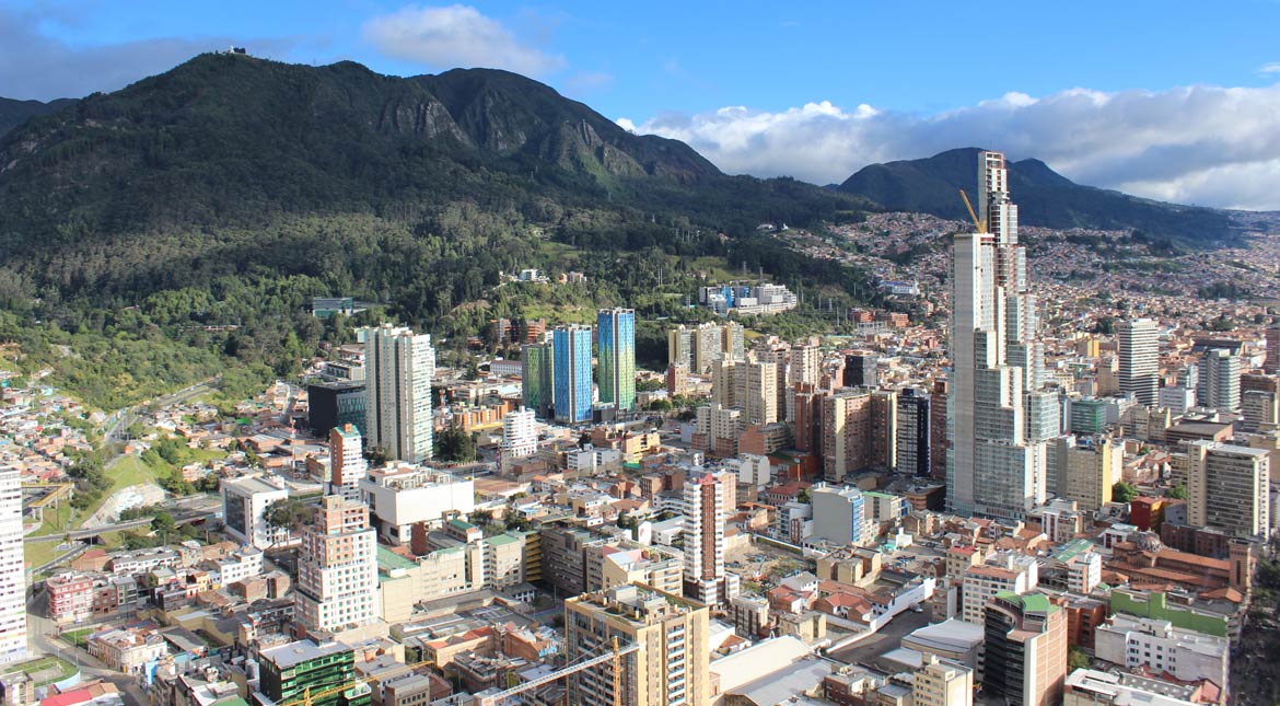 Blick über Bogota