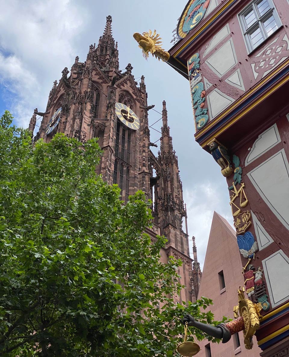 Kaiserdom in Frankfurter Altstadt Kaiserdom in Frankfurter Altstadt