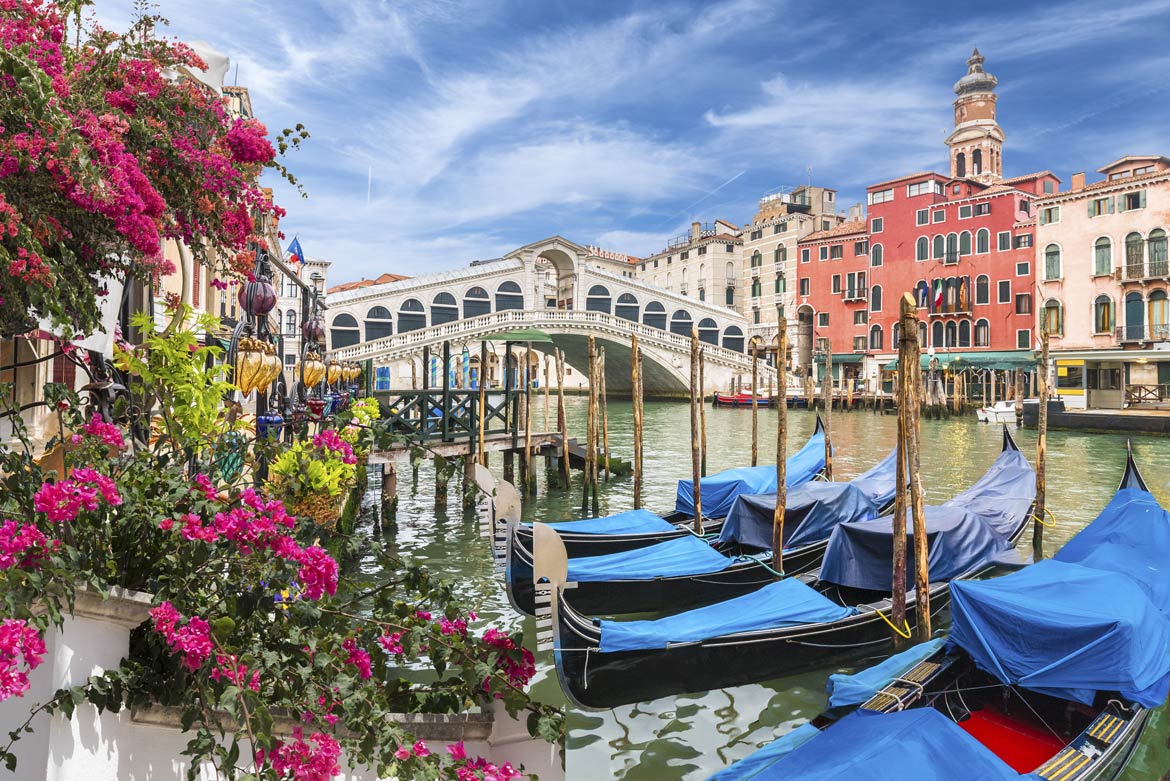 Gondeln in Venedig