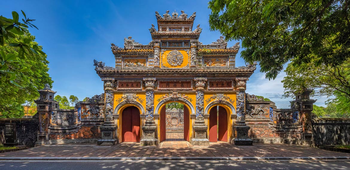 Stadt Hue in Zentralvietnam Stadt Hue in Zentralvietnam