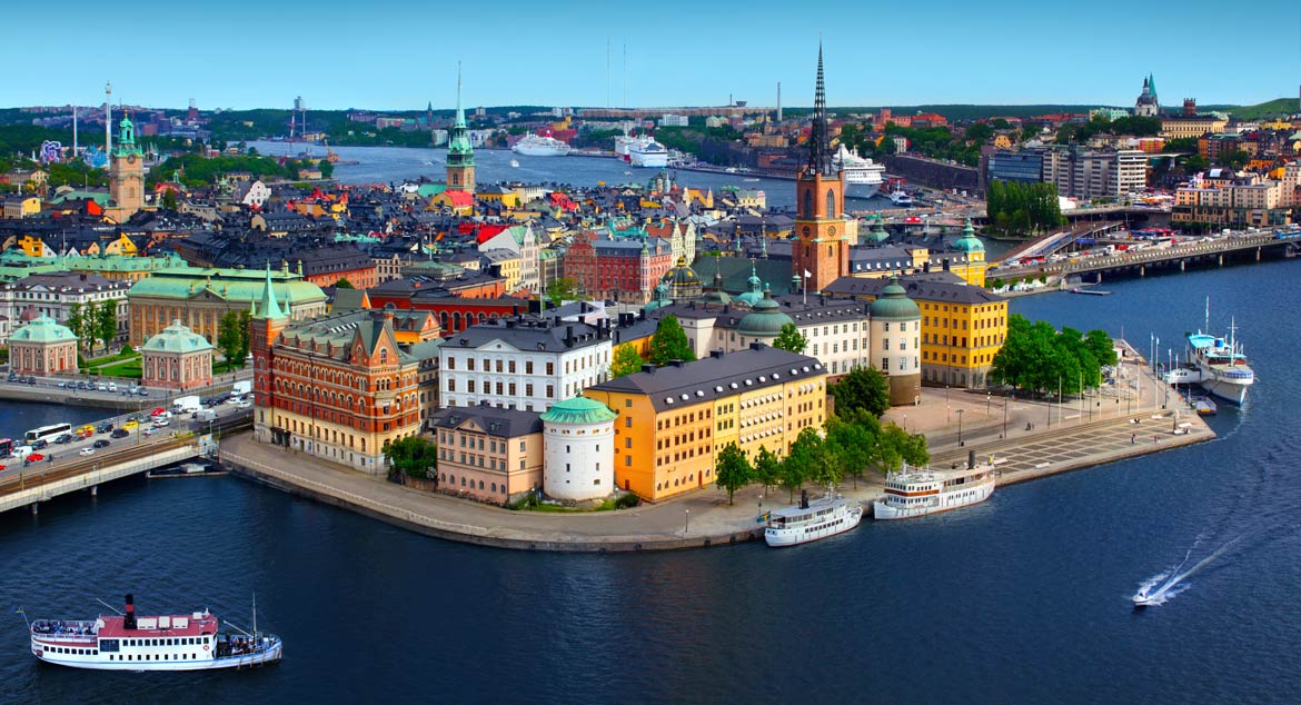 Panorama von Stockholm