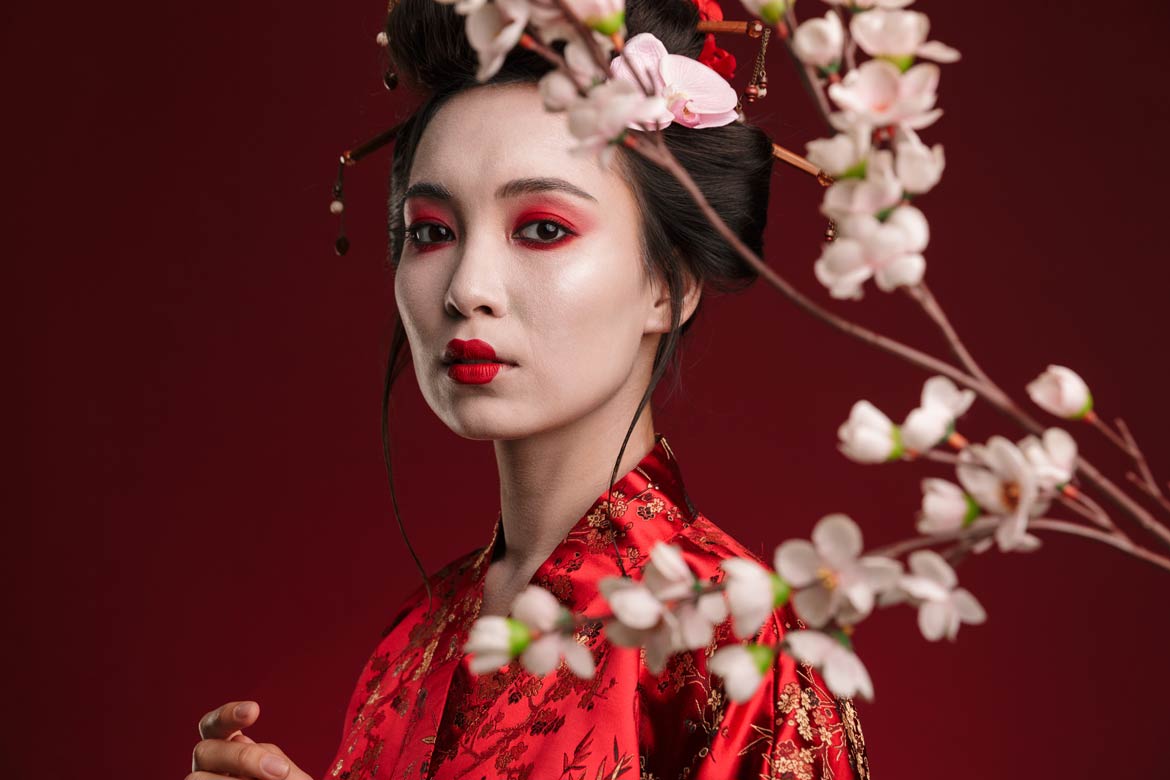 Traditionelle Geisha