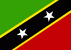 Landesflagge St. Kitts und Nevis