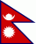 Landesflagge Nepal