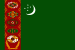 Landesflagge Turkmenistan