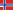 Landesflagge Svalbard und Jan Mayen