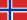 Landesflagge Svalbard und Jan Mayen