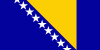 Landesflagge Bosnien und Herzegowina